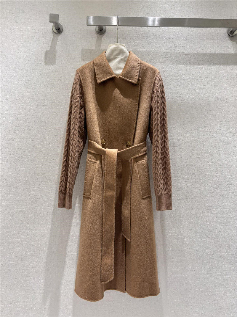 Vanitoo long cashmere wool long coat