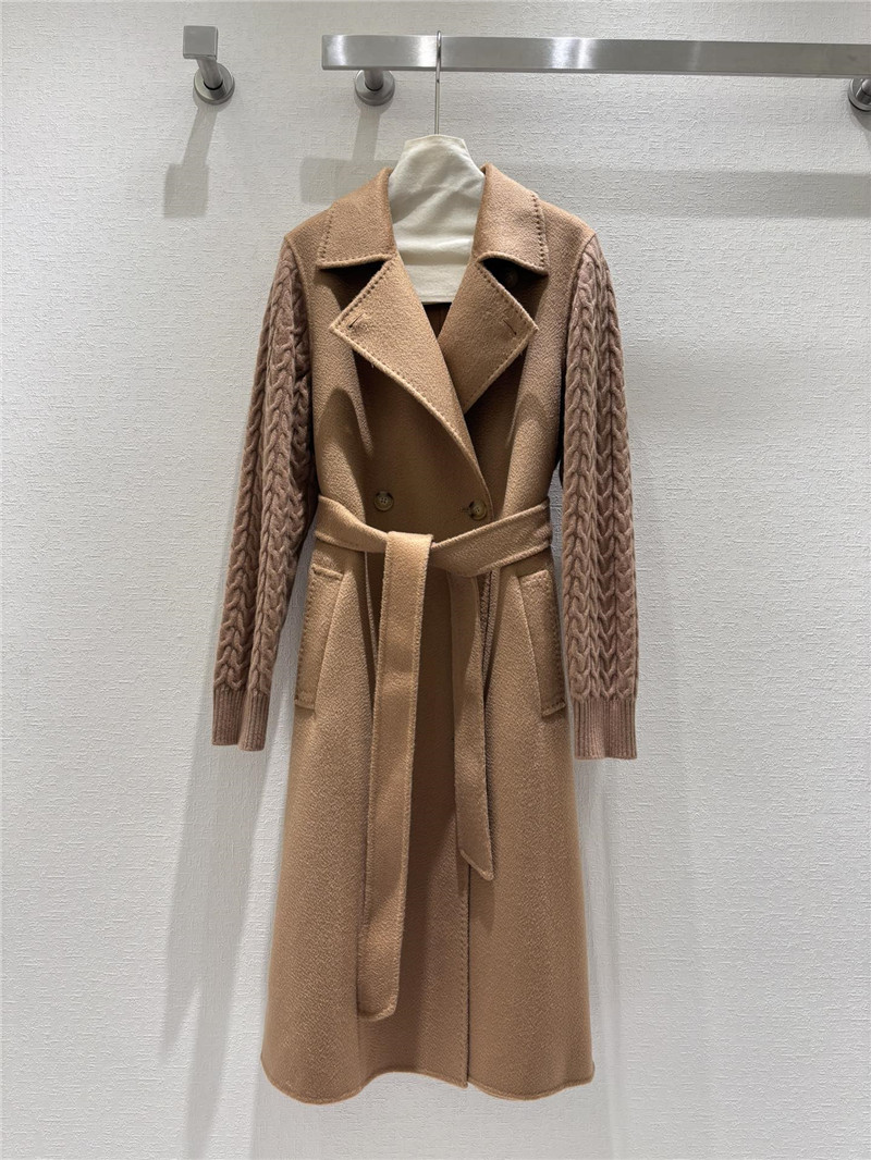 Vanitoo long cashmere wool long coat