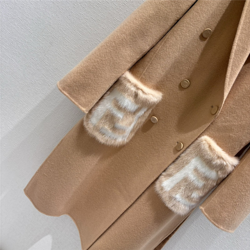 F**di lapel mink coat