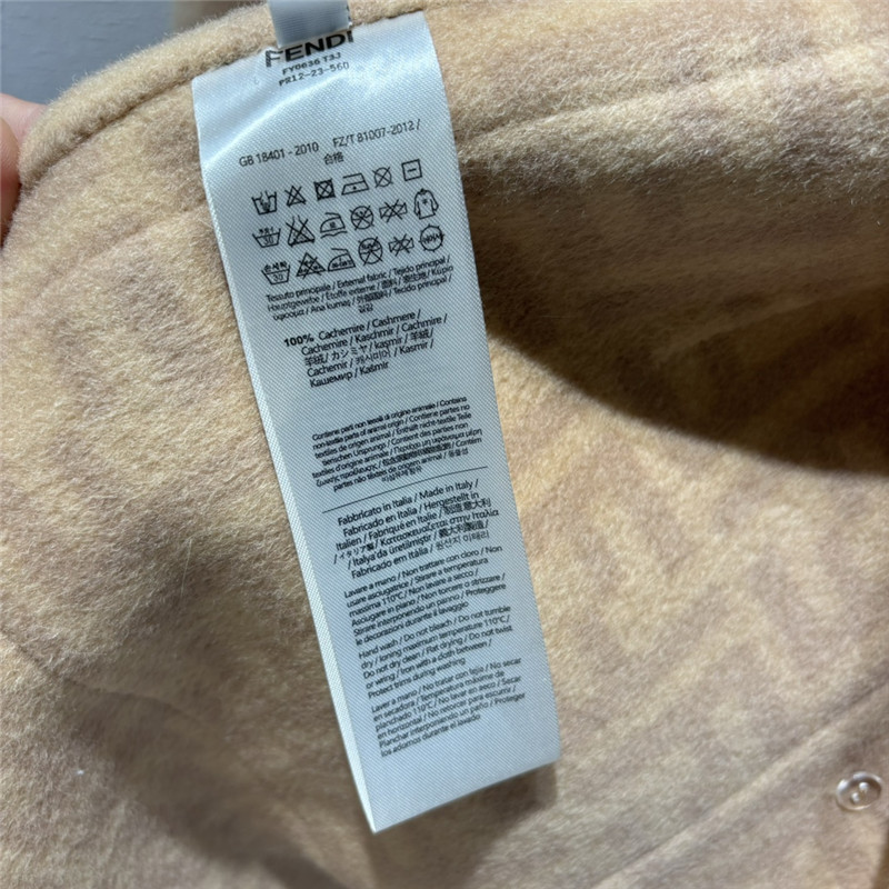 F**di lapel mink coat