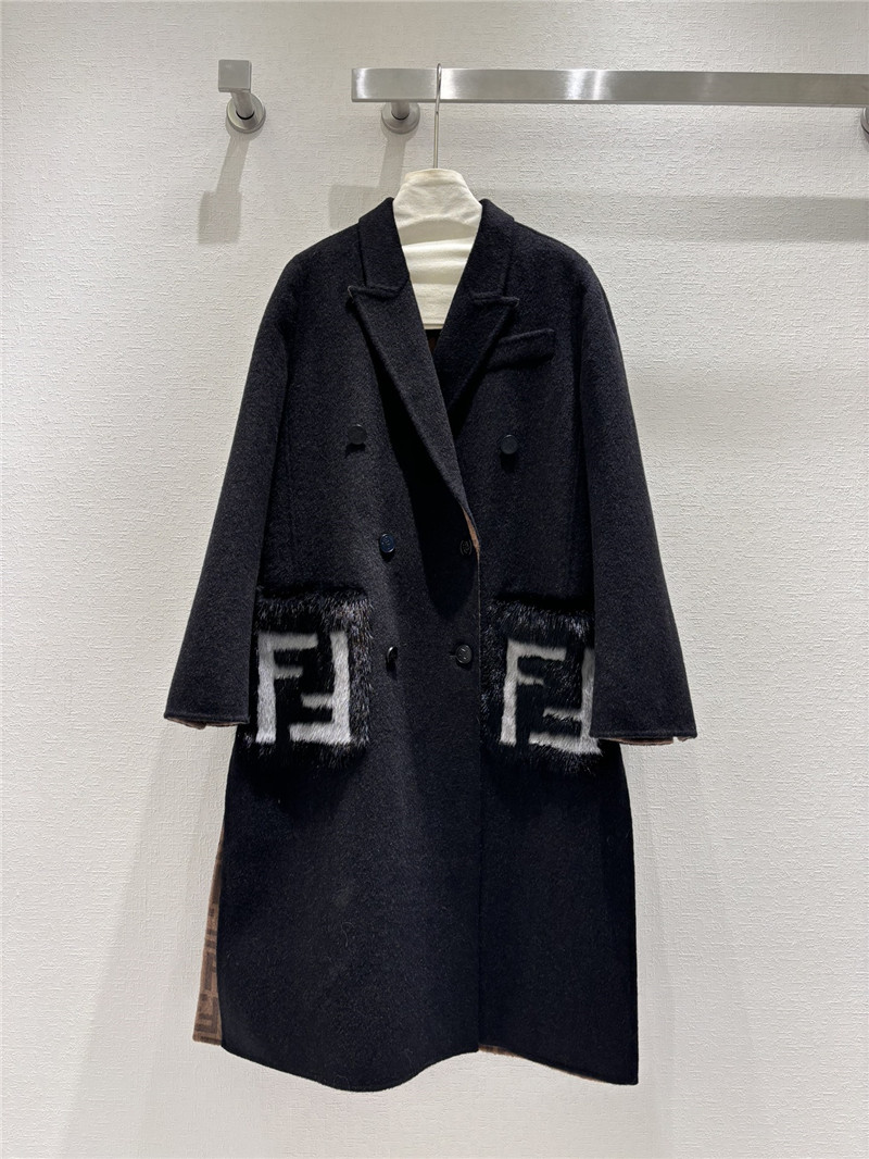 F**di lapel mink coat
