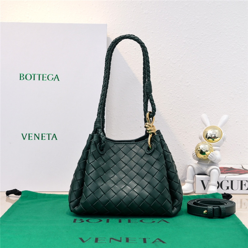 b0tt*ga Ven*ta parachute leather shoulder bag