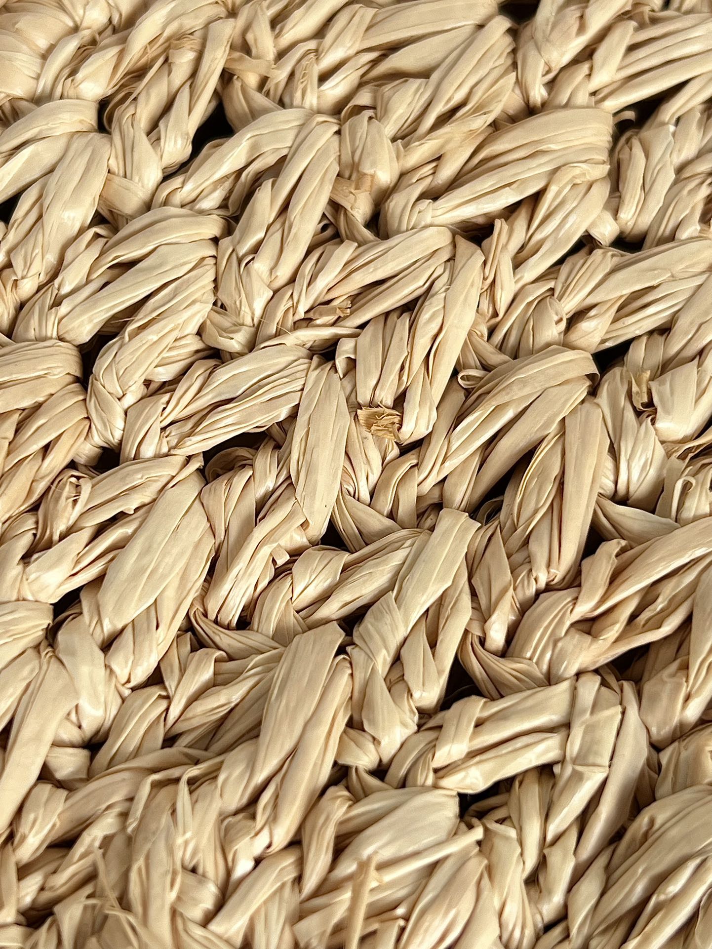 Ce1i*e raffia calfskin triomphe panier hobo bag