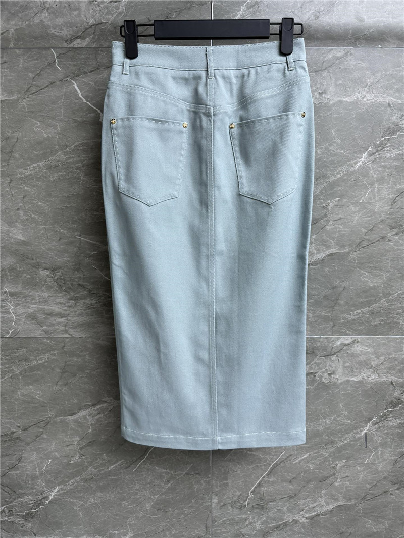 F**di zippered slit skirt