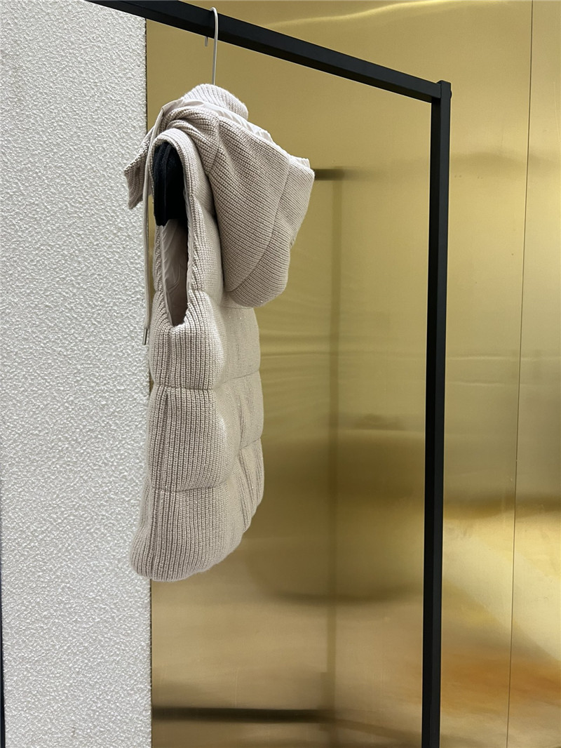 BC cashmere hooded vest