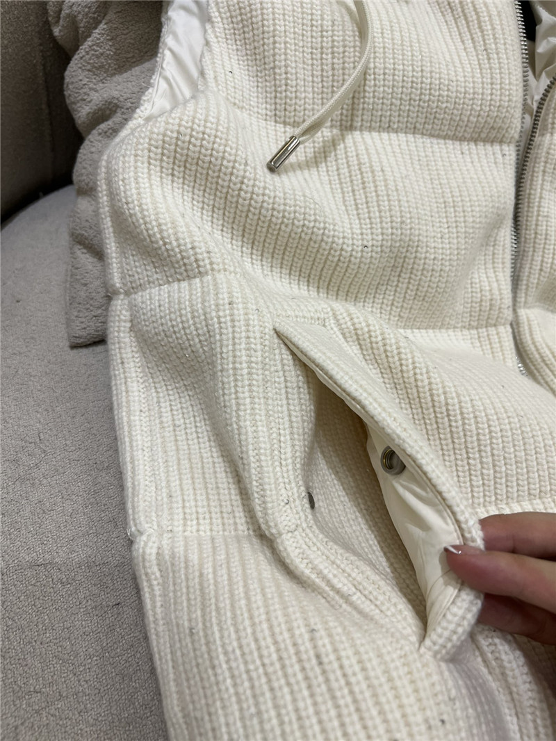 BC cashmere hooded vest