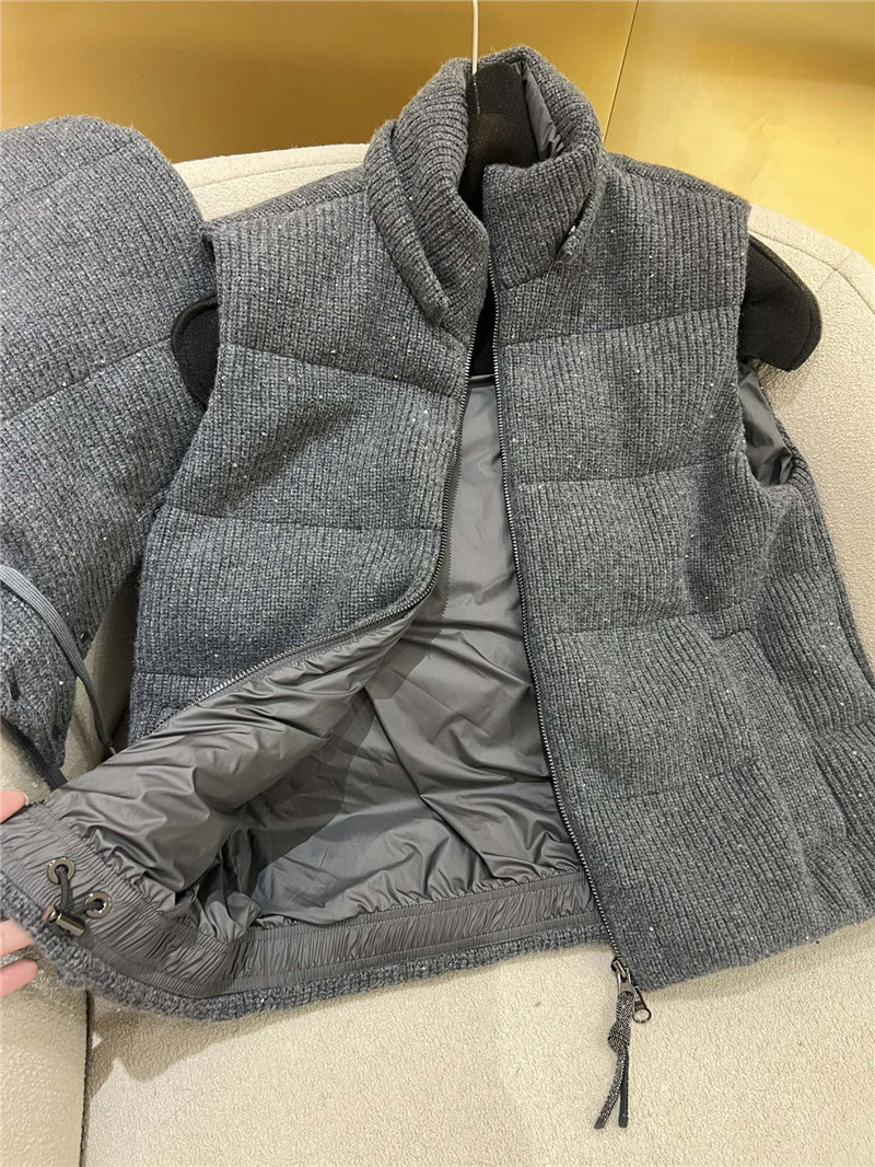 BC cashmere hooded vest