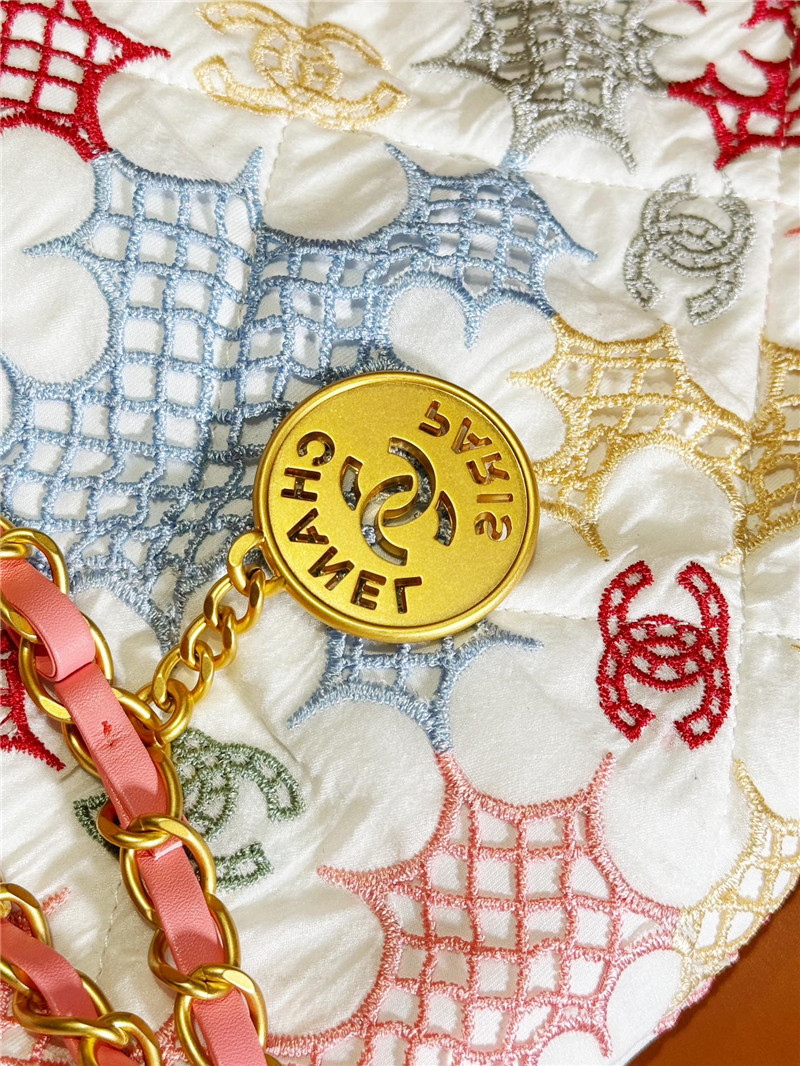 Ch**el flower patterns small 22 bag