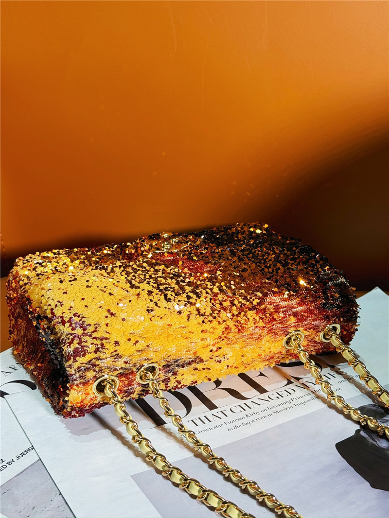 Ch**el sequin cf bag