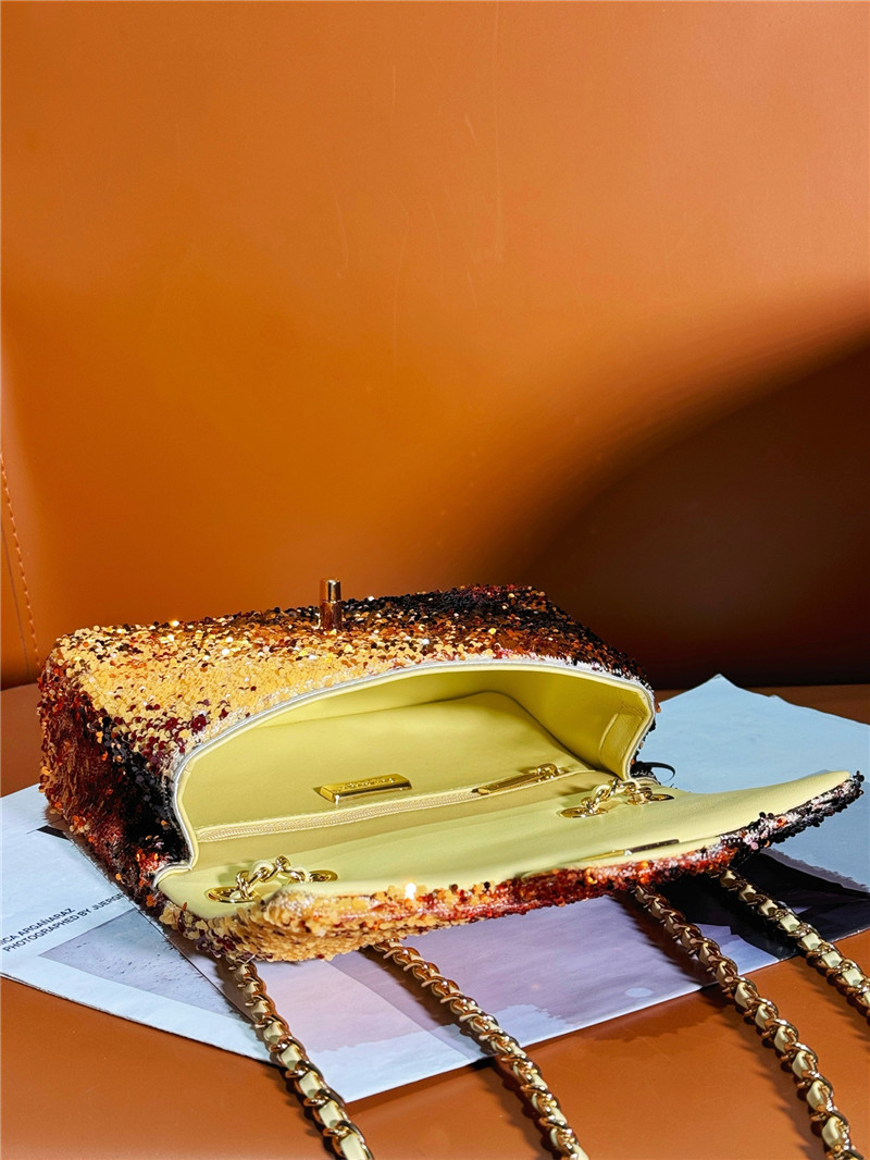 Ch**el sequin cf bag