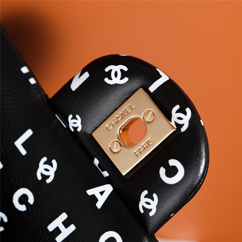 Ch**el limited edition graffiti letter cf bag