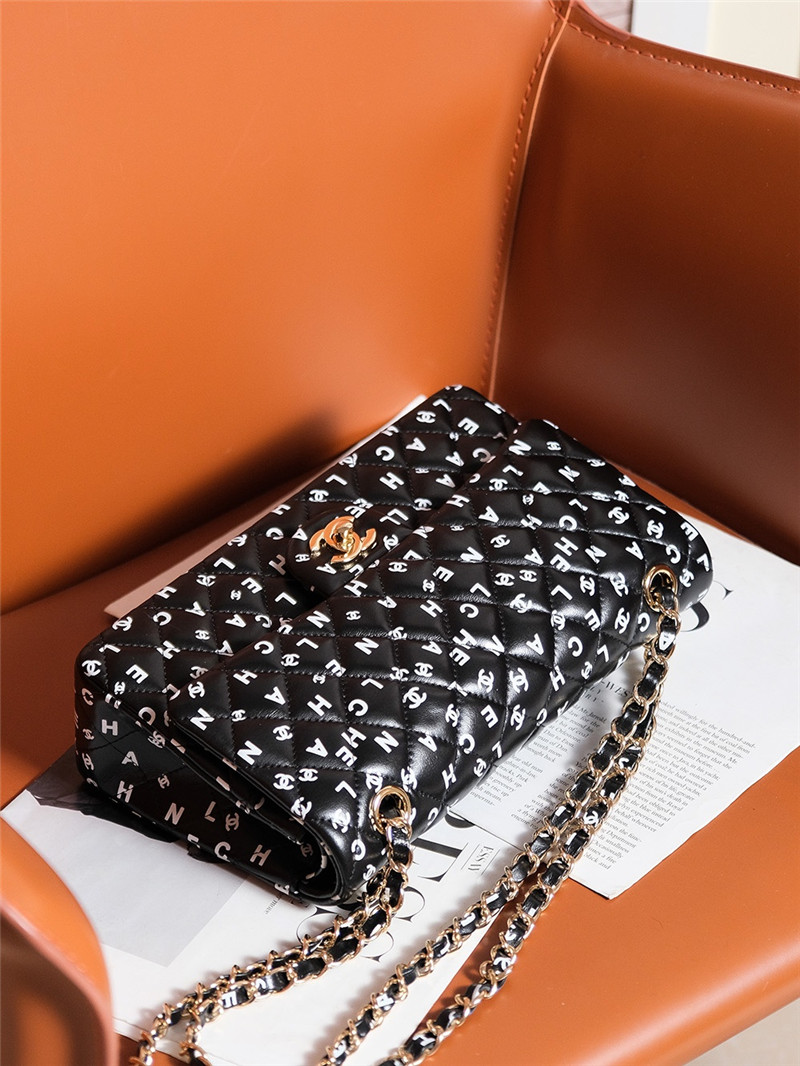 Ch**el limited edition graffiti letter cf bag