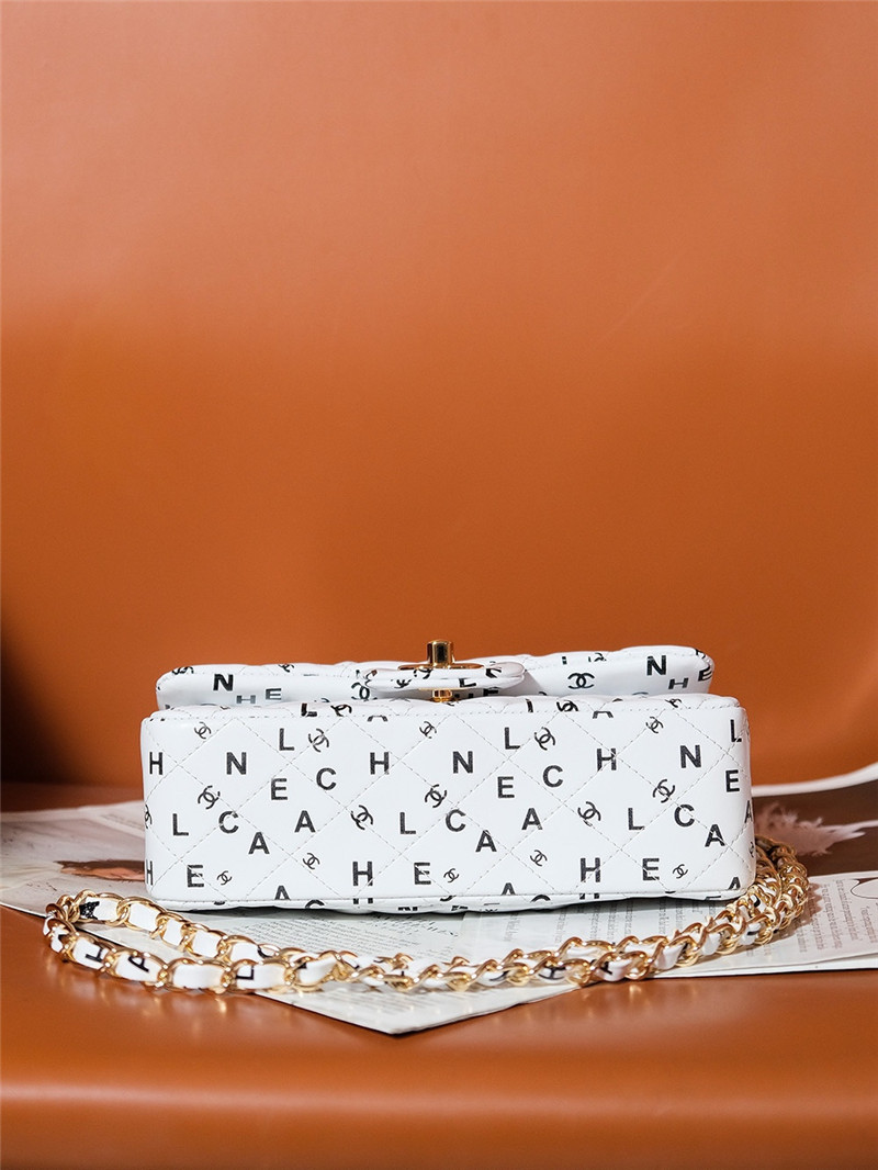 Ch**el limited edition graffiti letter cf bag small