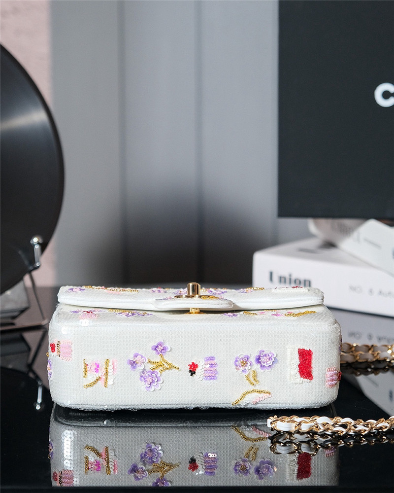 Ch**el sequin cf bag small