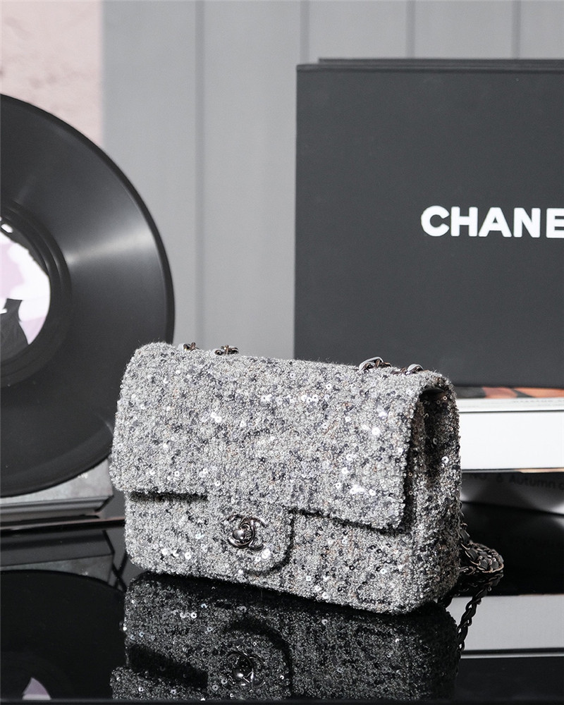 Ch**el sequins cf bag