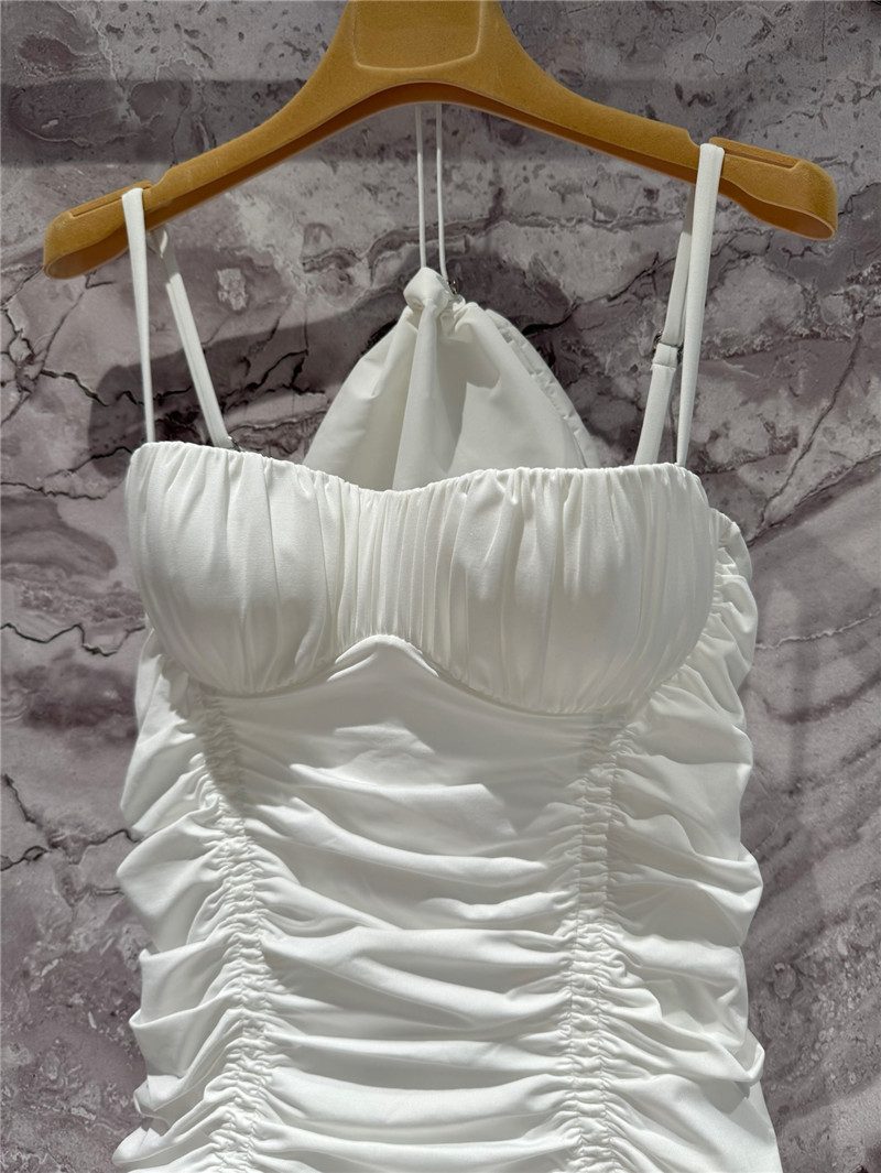 D10r white one-piece swimsuit