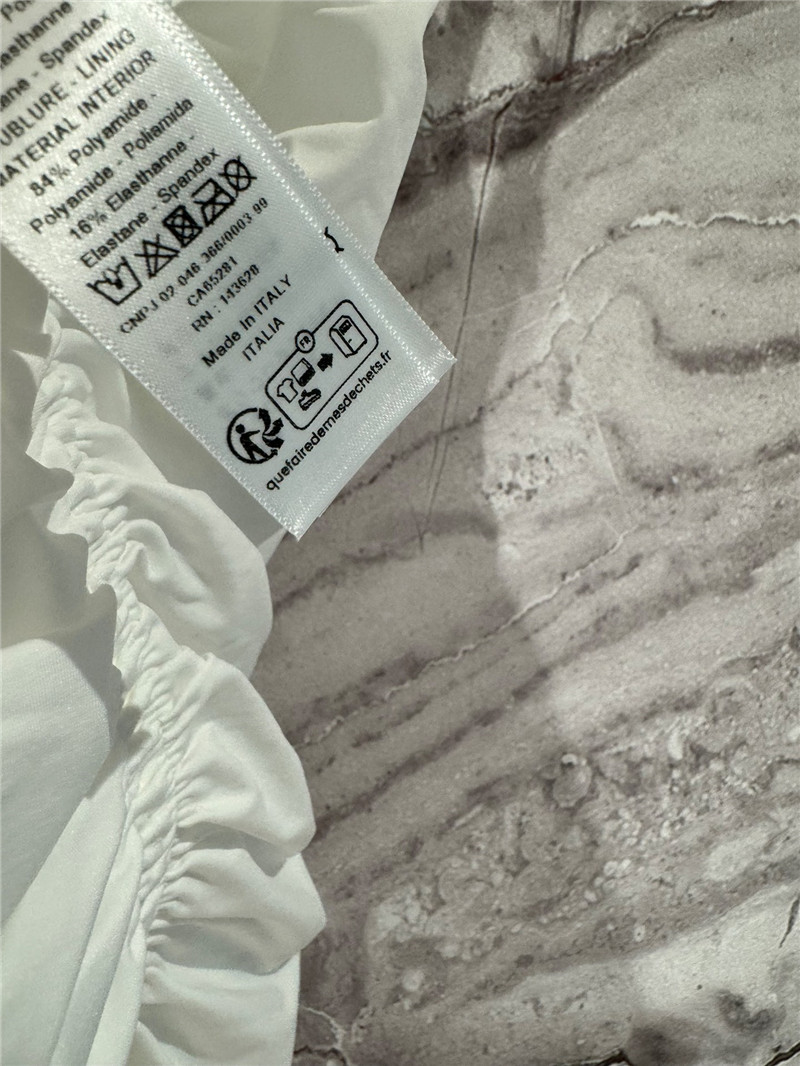 D10r white one-piece swimsuit