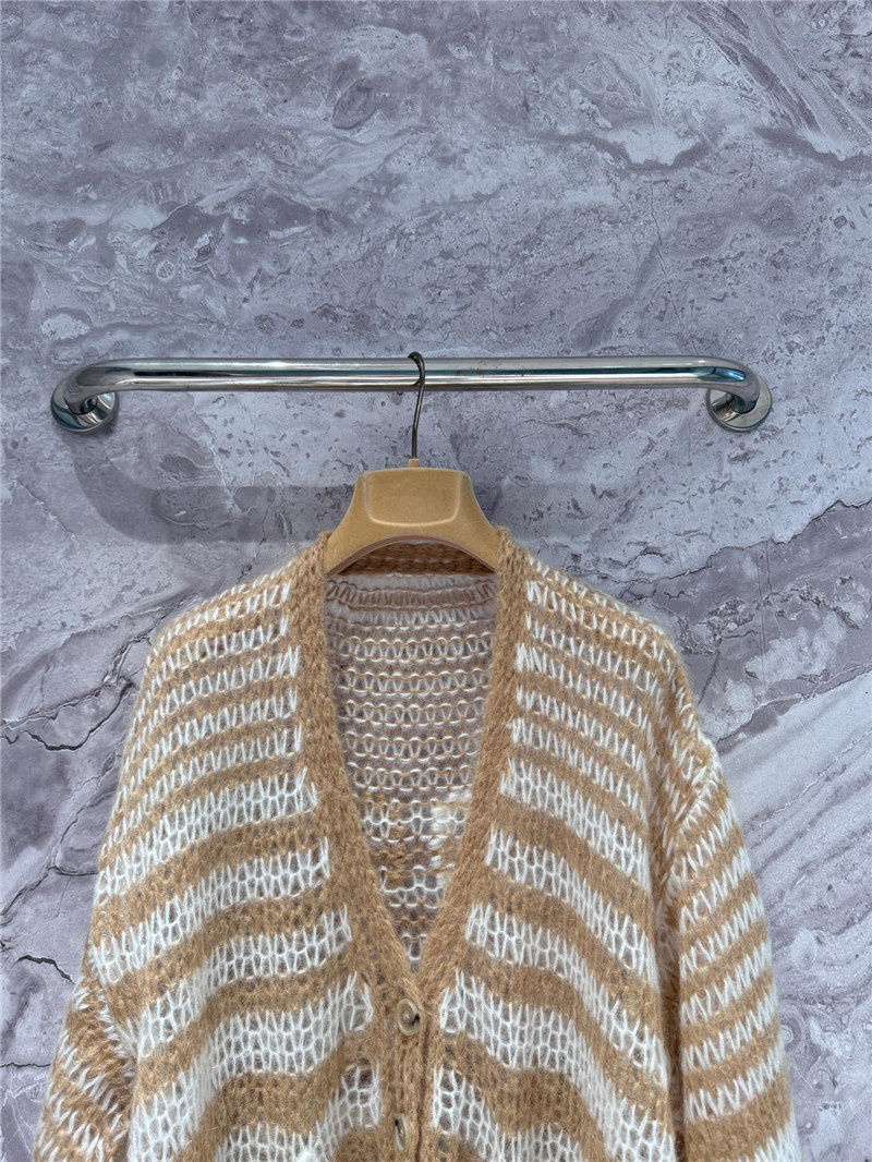 L0ew* striped mohair cardigan