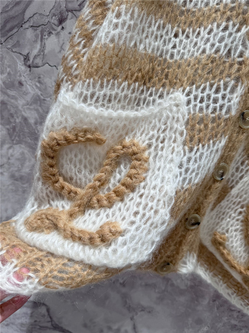 L0ew* striped mohair cardigan