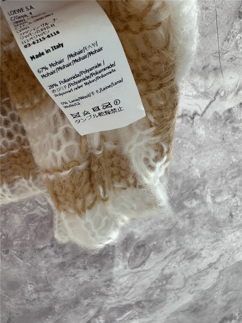 L0ew* striped mohair cardigan