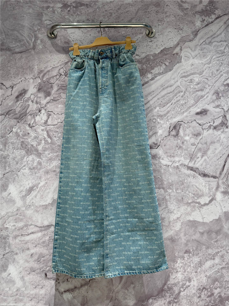 M1um1u flower waist jeans