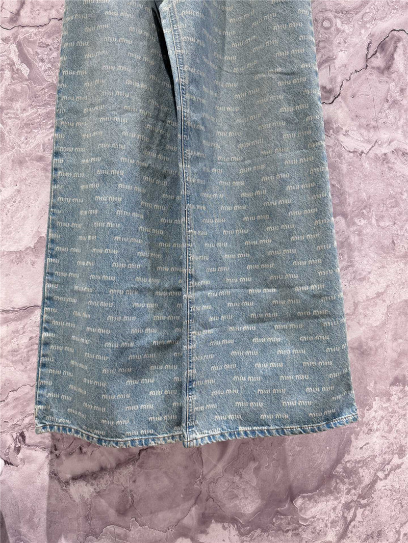 M1um1u flower waist jeans