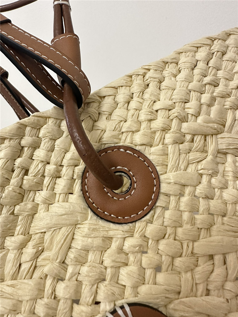 L0ew* anagram basket bag brown