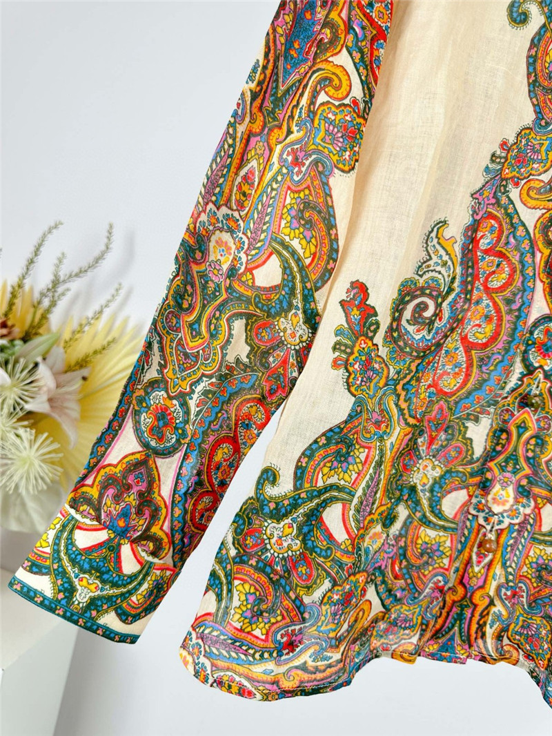 Zimm Ottie Paisley-print Shirt