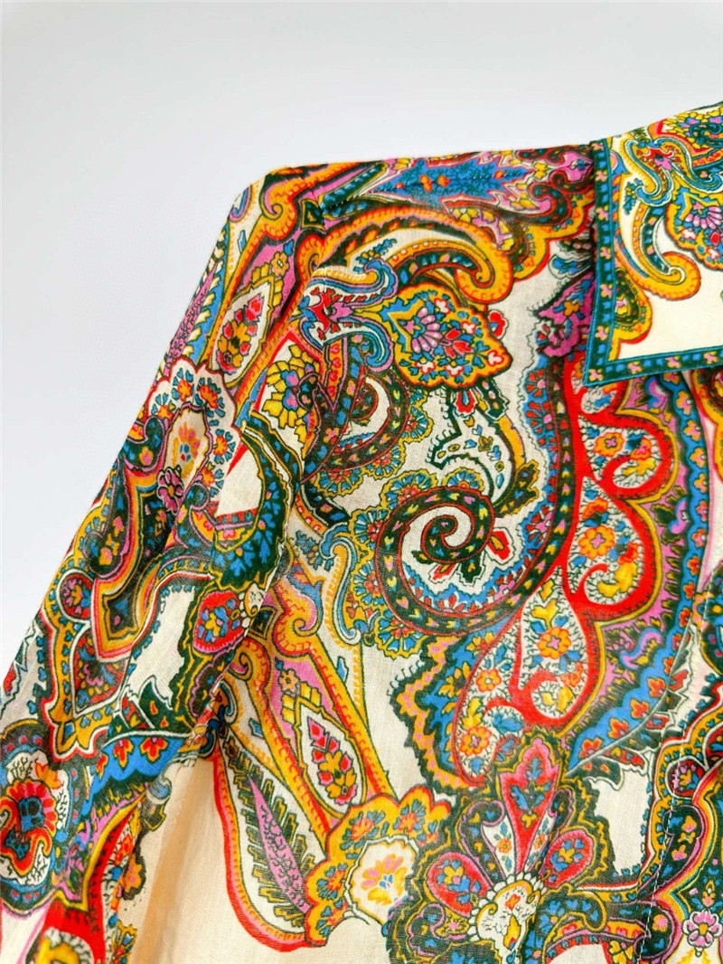 Zimm Ottie Paisley-print Shirt