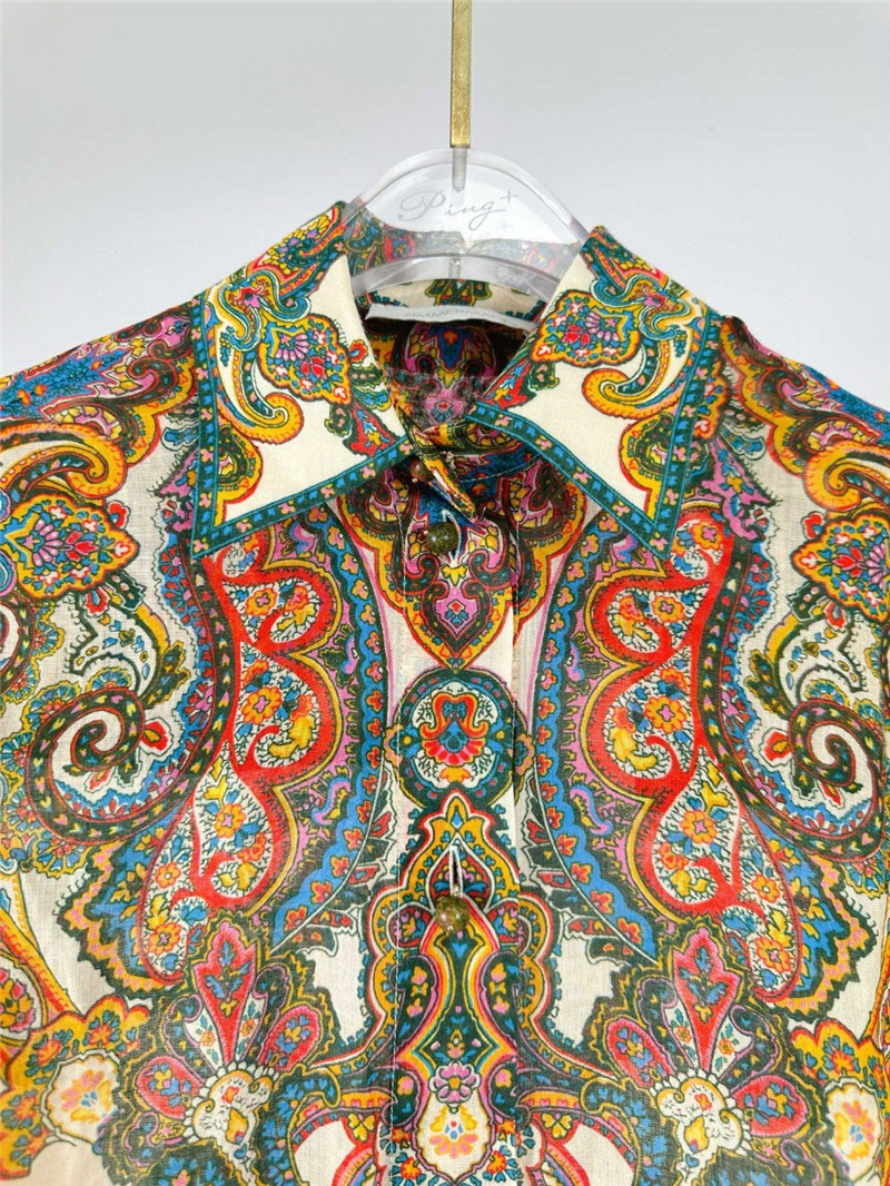 Zimm Ottie Paisley-print Shirt