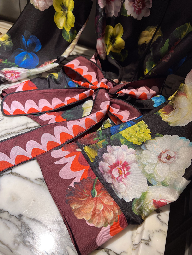 Dolce & Gabbana D&G Silk Print Top