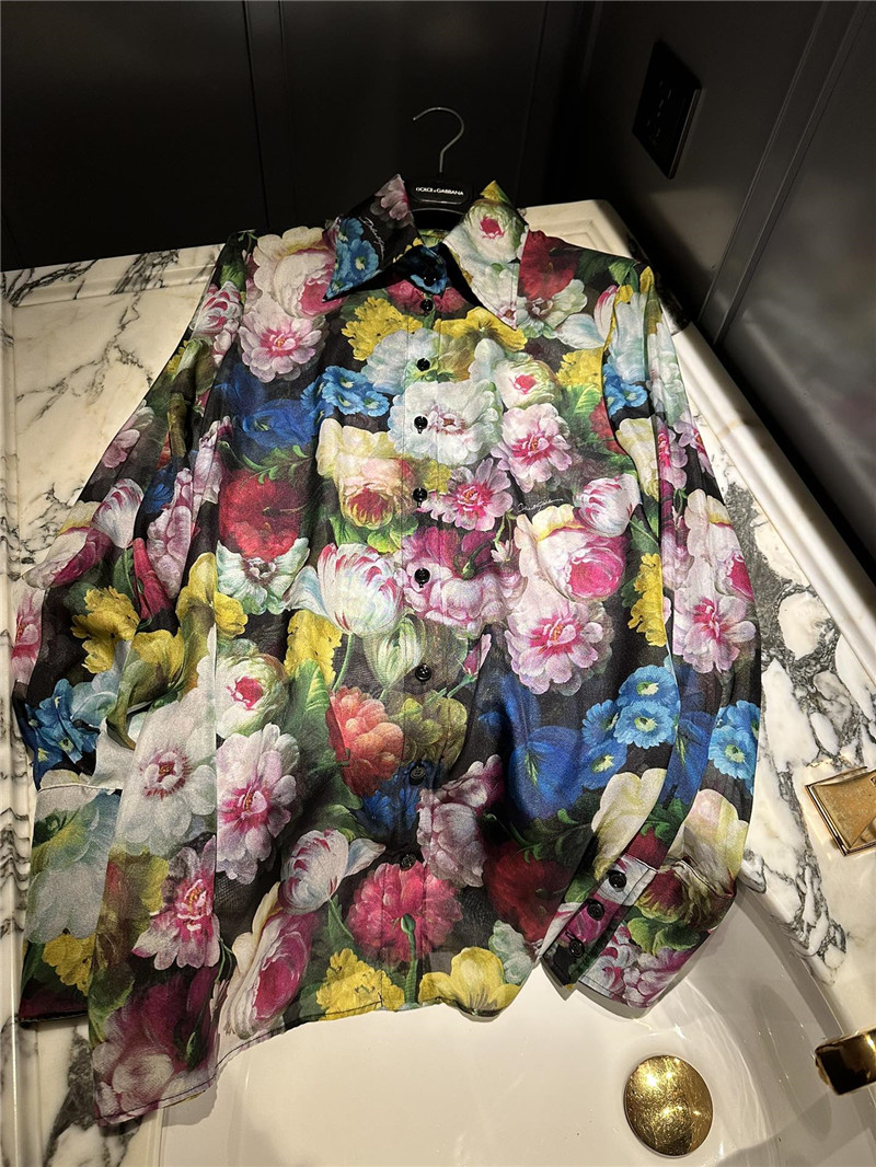 Dolce & Gabbana D&G silk printed shirt