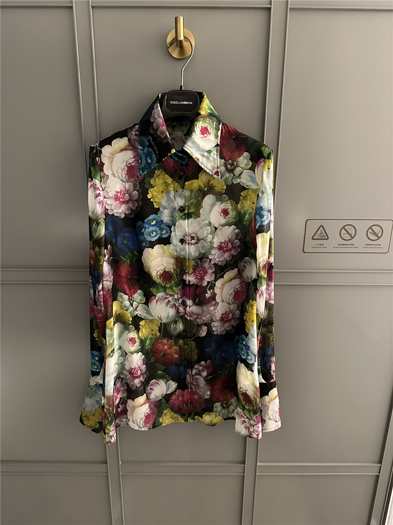 Dolce & Gabbana D&G silk printed shirt
