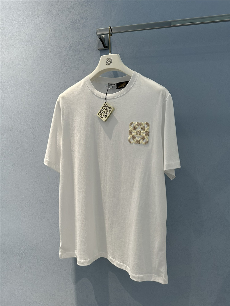 L0ew* gradient logo short sleeve t-shirt