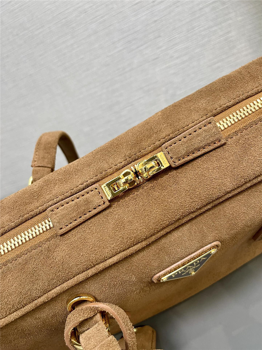 Pra*a suede tote bag