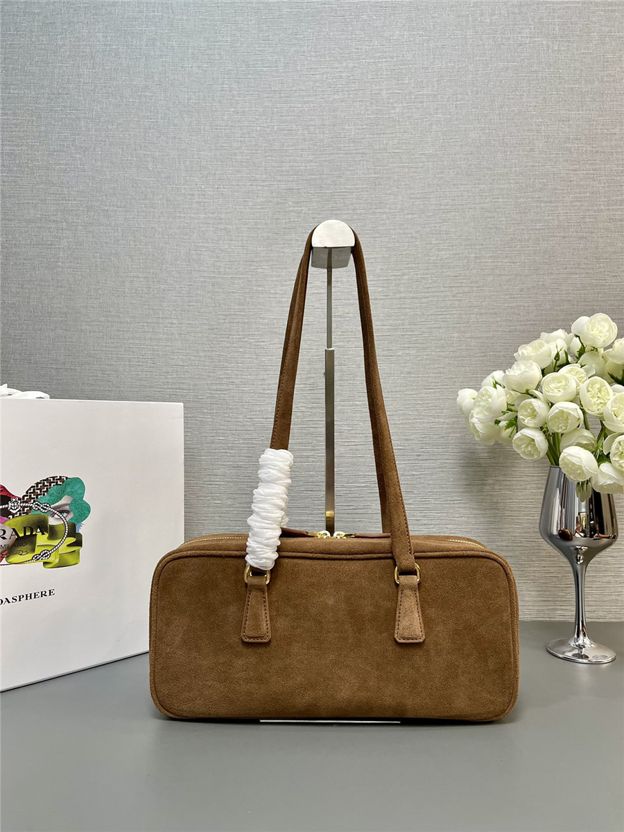 Pra*a suede tote bag