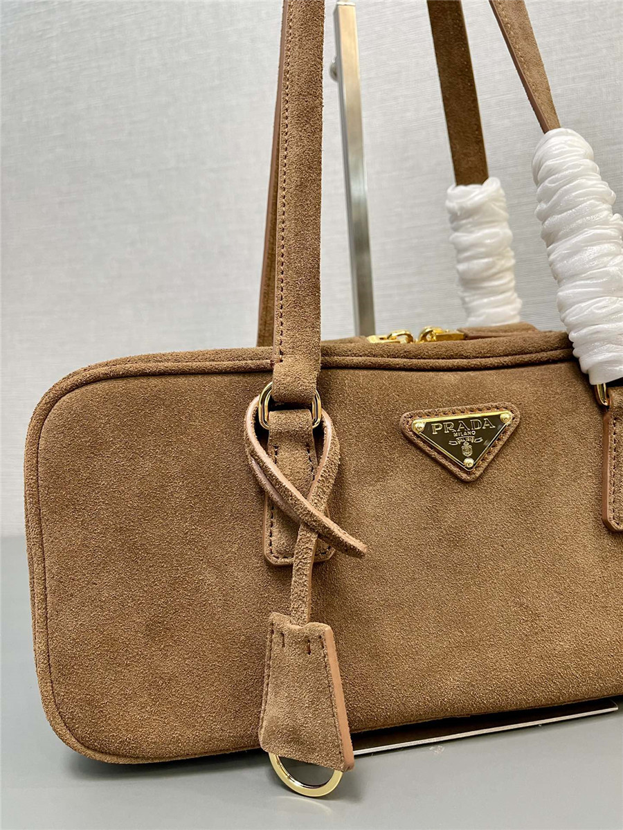 Pra*a suede tote bag