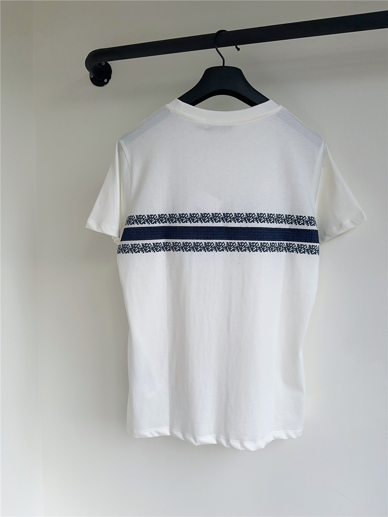 D10r embroidery printed short sleeve t-shirt