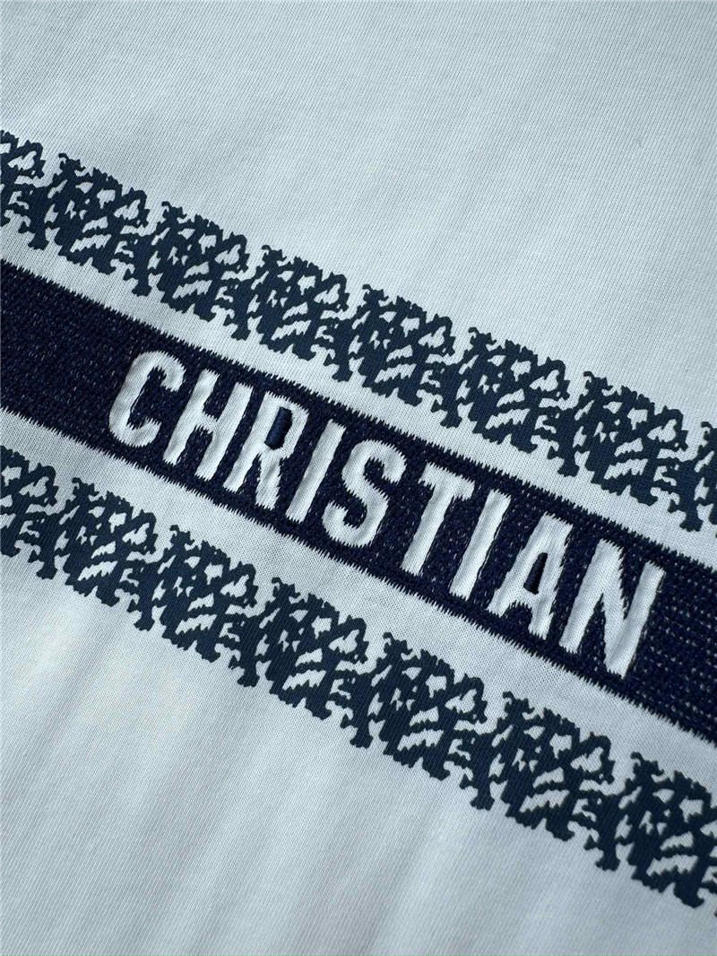 D10r embroidery printed short sleeve t-shirt