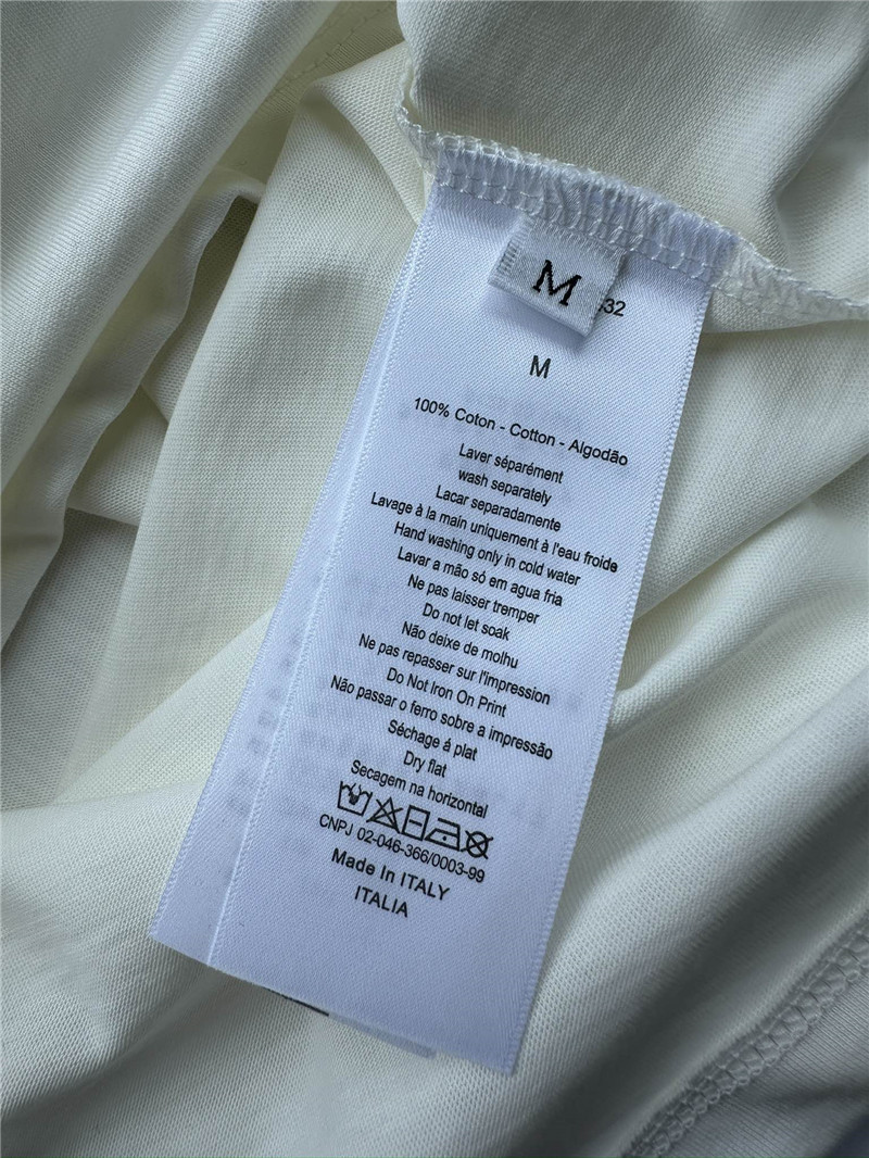 D10r embroidery printed short sleeve t-shirt