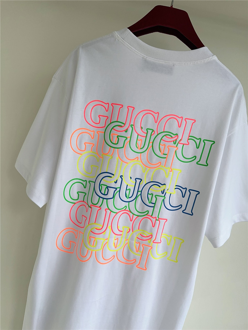 Gucci classic monogrammed short sleeve t-shirt