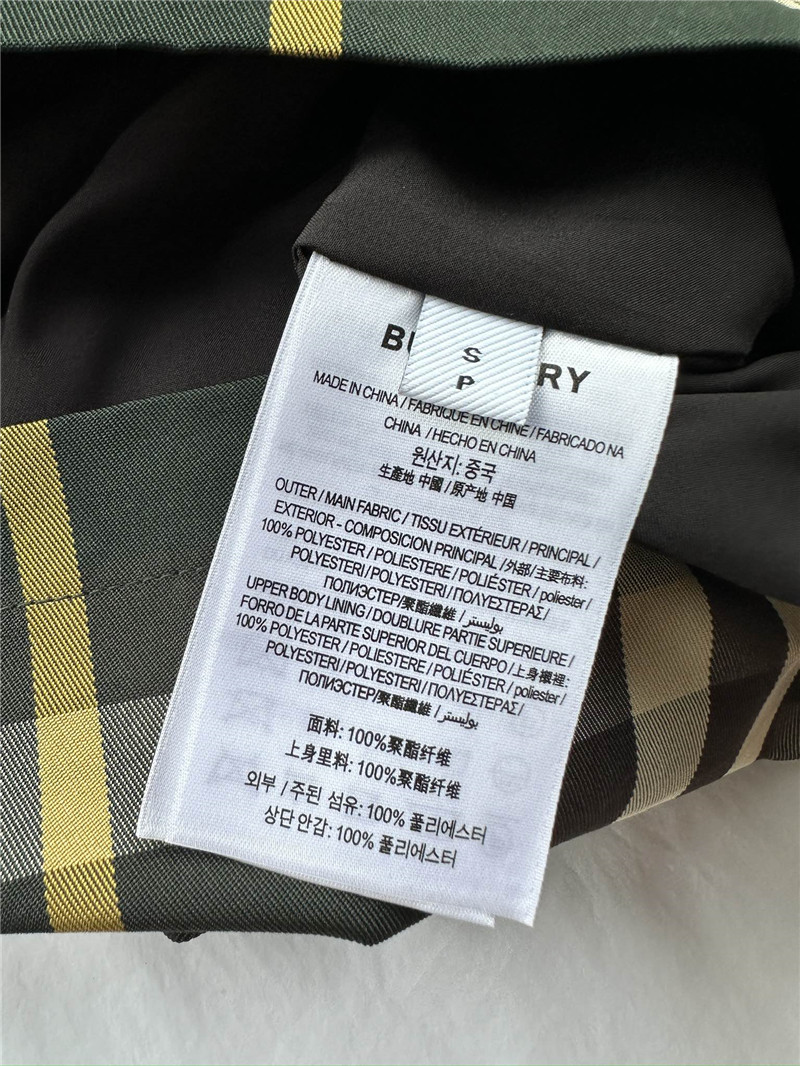Bv*b*rry ink green check sleeveless vest skirt
