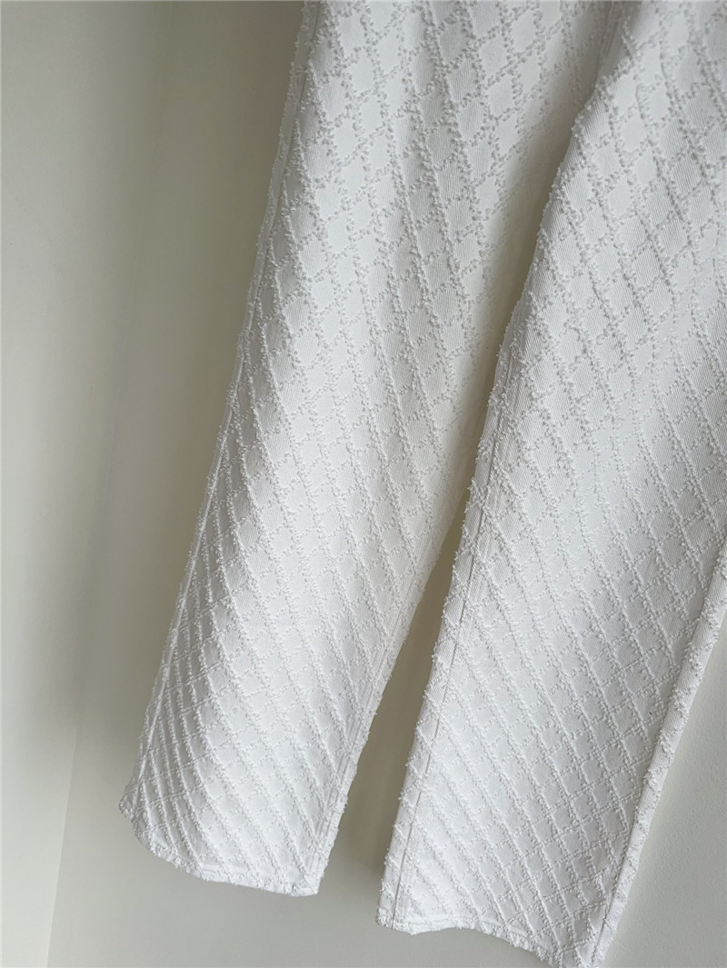 M1um1u embroidered jacquard straight leg jeans