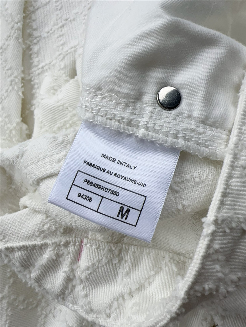 M1um1u embroidered jacquard straight leg jeans