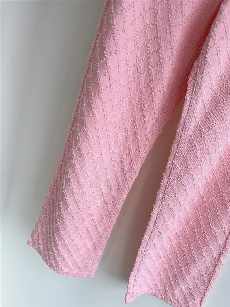 M1um1u embroidered jacquard straight leg jeans