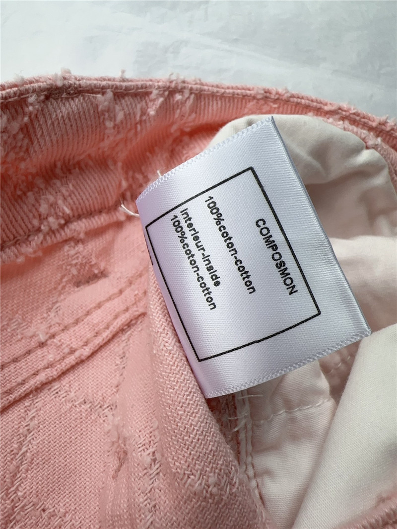 M1um1u embroidered jacquard straight leg jeans