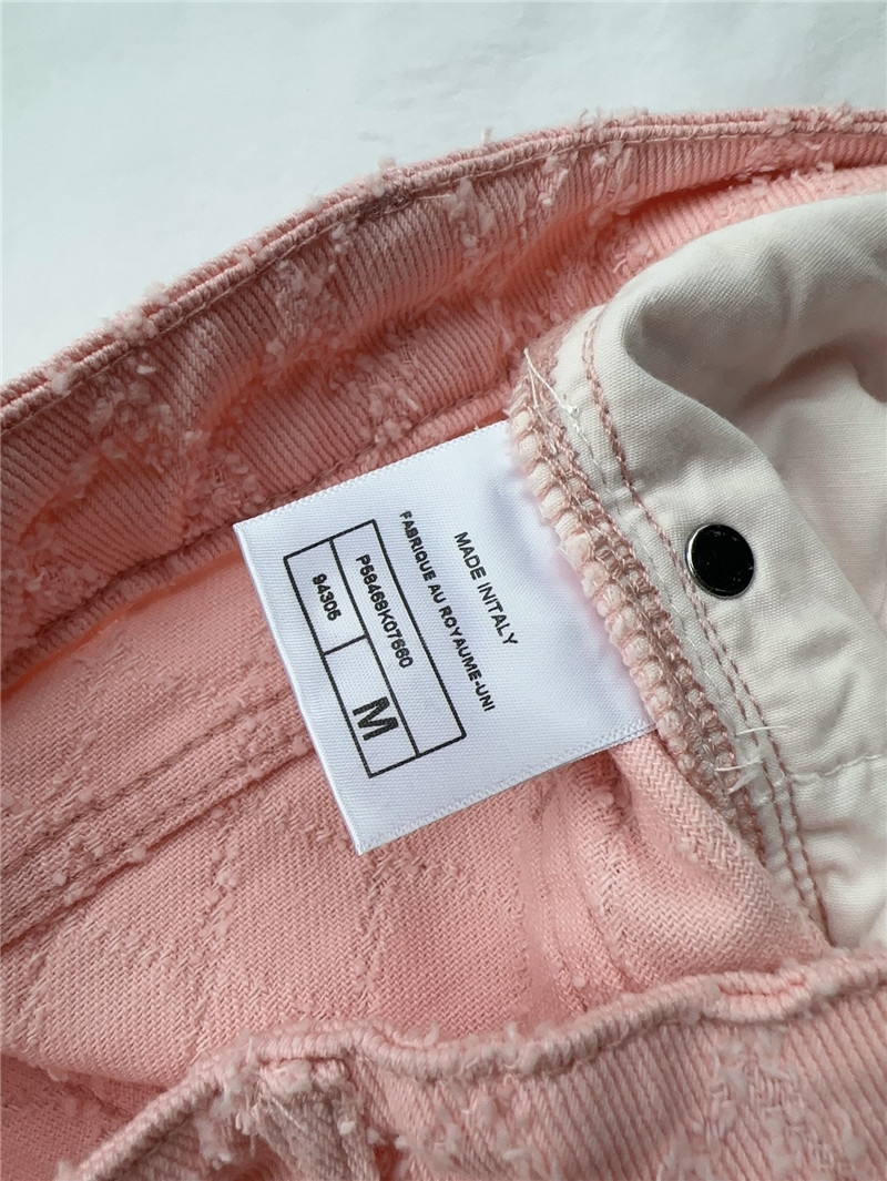 M1um1u embroidered jacquard straight leg jeans