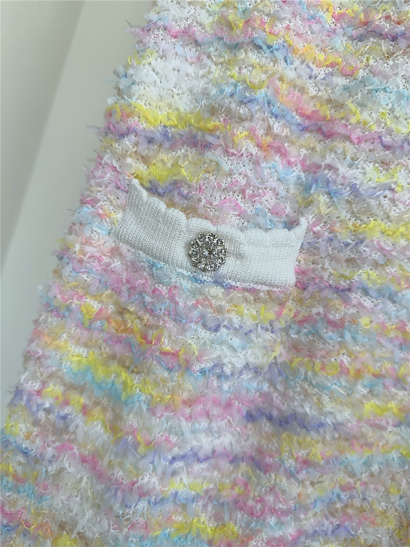 Ch**el colorful lightweight gauze knit tank dress