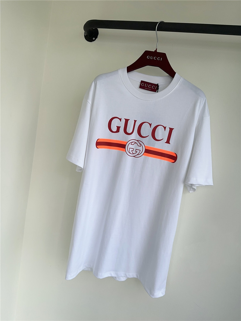Gucci classic monogrammed short sleeve t-shirt