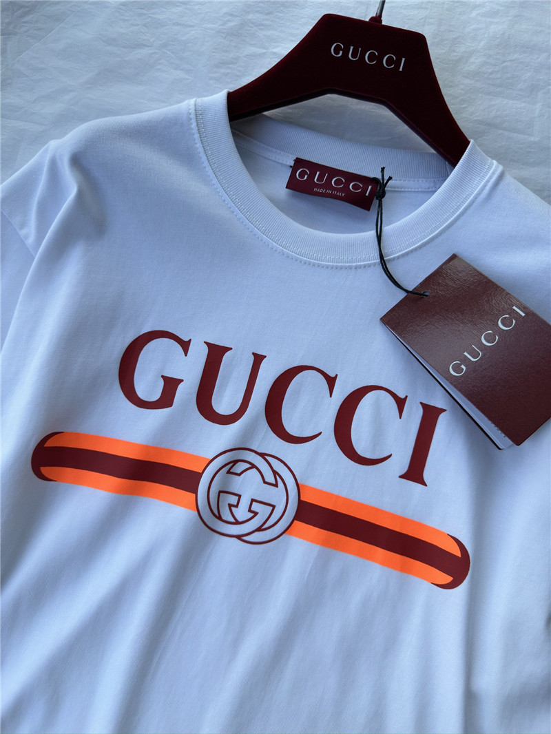 Gucci classic monogrammed short sleeve t-shirt